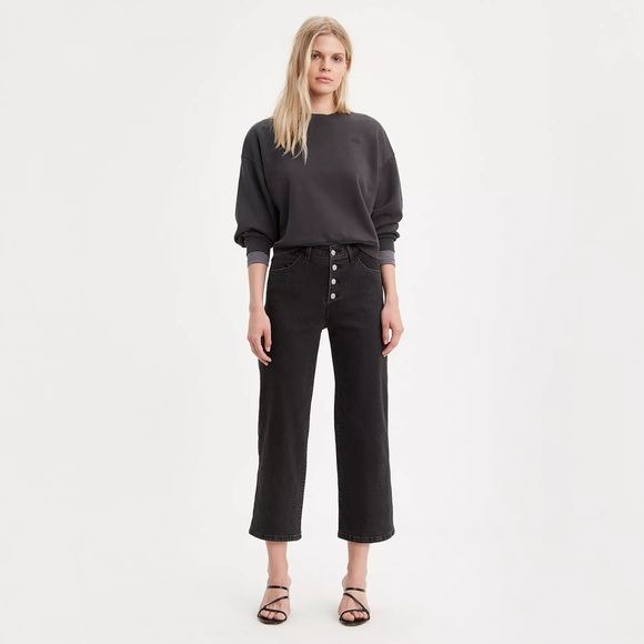 Levi's Denim - Levi’s Mile High Cropped Wide Leg Jeans